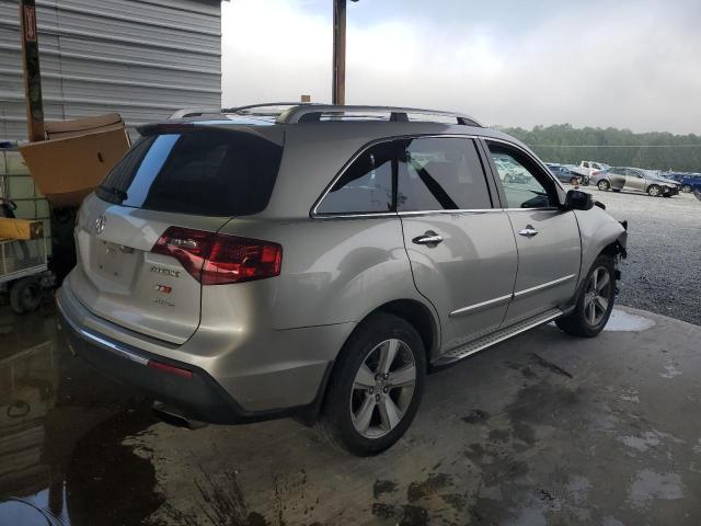 2HNYD2H45AH505775 - 2010 ACURA MDX TECHNOLOGY Серебристый фото 3