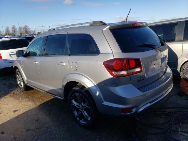 3C4PDDGG0HT554313 - 2017 DODGE JOURNEY CROSSROAD SILVER photo 2