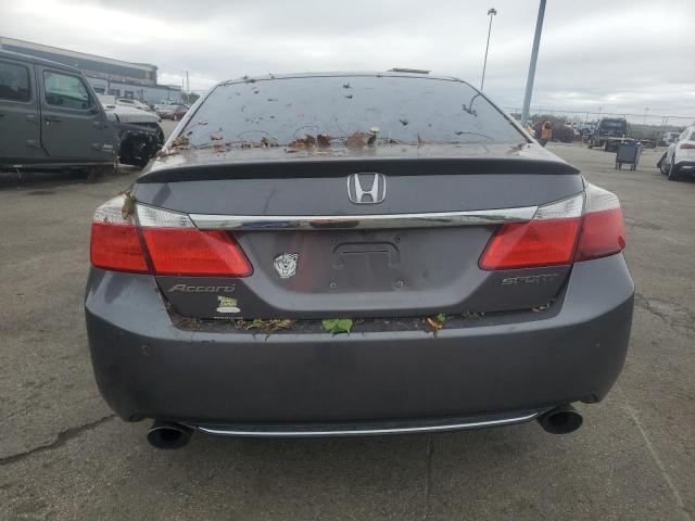 1HGCR2F5XFA061040 - 2015 HONDA ACCORD SPORT ნაცრისფერი ფოტო 6
