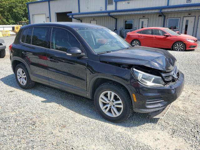 WVGAV3AX4DW566566 - 2013 VOLKSWAGEN TIGUAN S BLACK photo 4