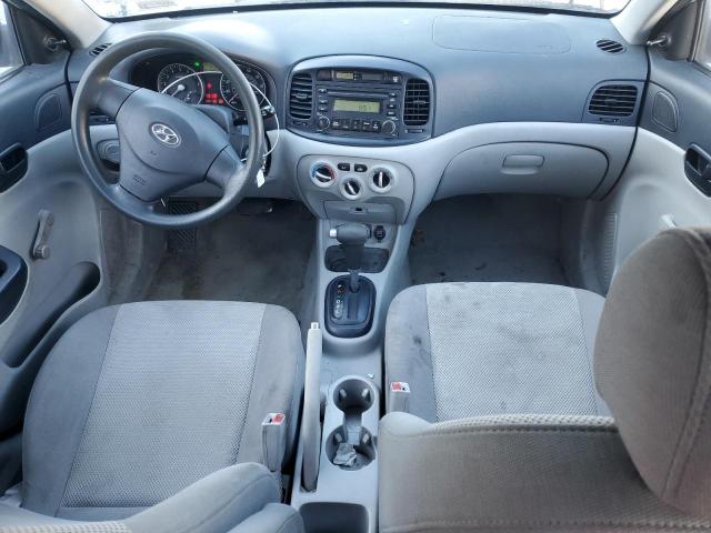 KMHCN46C77U105222 - 2007 HYUNDAI ACCENT GLS SILVER photo 8