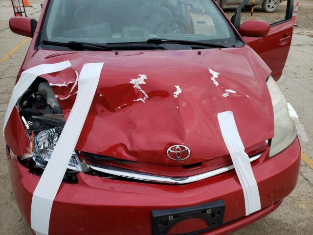 JTDKB20UX77626139 - 2007 TOYOTA PRIUS RED photo 11