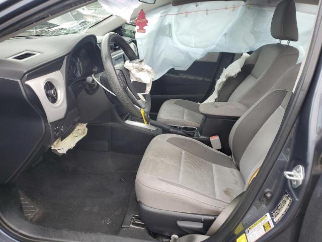 2T1BURHE9HC827837 - 2017 TOYOTA COROLLA L BLUE photo 7