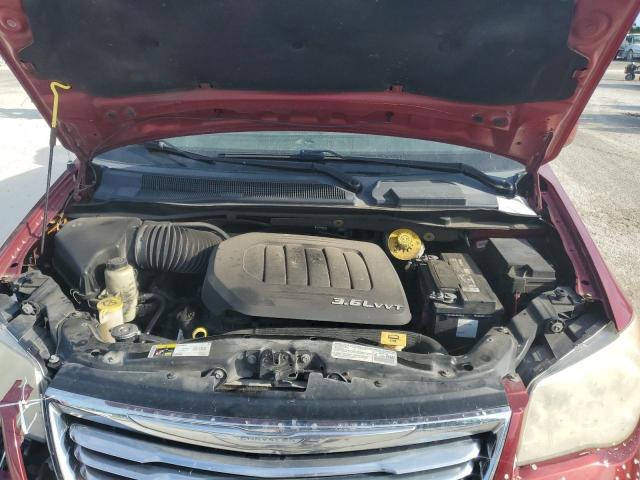 2C4RC1BG5ER112644 - 2014 CHRYSLER TOWN & COU TOURING RED photo 12