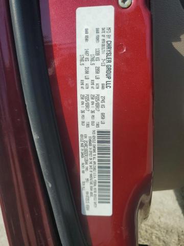 2C4RC1BG5ER112644 - 2014 CHRYSLER TOWN & COU TOURING RED photo 13