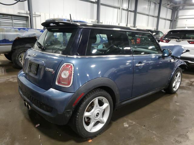 WMWMF7C54ATX41717 - 2010 MINI COOPER S BLUE photo 3