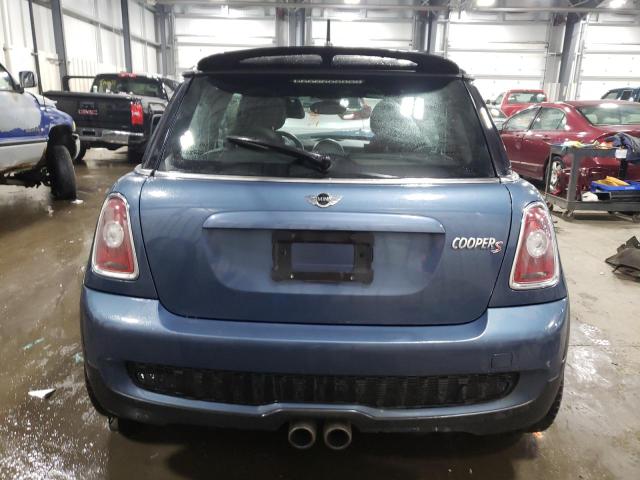 WMWMF7C54ATX41717 - 2010 MINI COOPER S BLUE photo 6