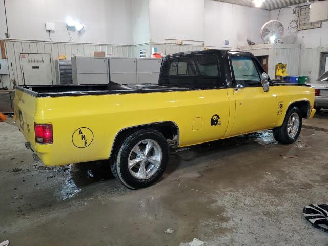 1GCDC14HXGF409998 - 1986 CHEVROLET C10 YELLOW photo 3