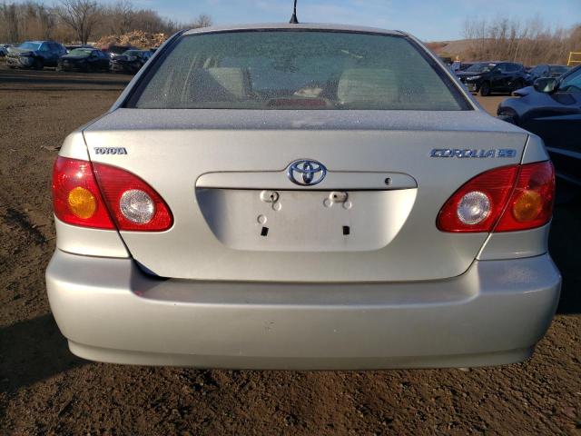 2T1BR32E63C094095 - 2003 TOYOTA COROLLA CE SILVER photo 6