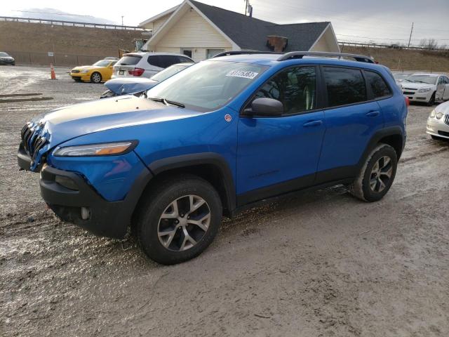 1C4PJMBBXJD547241 - 2018 JEEP CHEROKEE TRAILHAWK BLUE photo 1