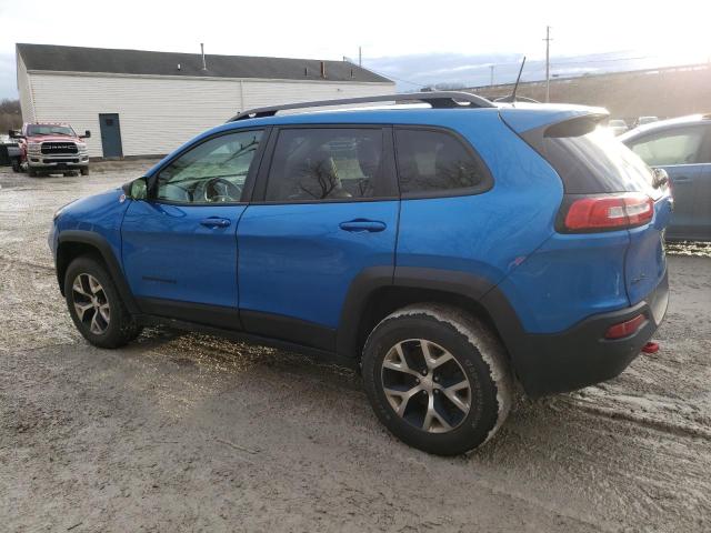 1C4PJMBBXJD547241 - 2018 JEEP CHEROKEE TRAILHAWK BLUE photo 2