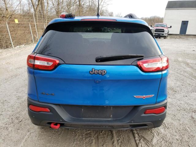 1C4PJMBBXJD547241 - 2018 JEEP CHEROKEE TRAILHAWK BLUE photo 6