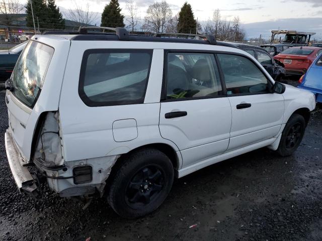 JF1SG63617H704913 - 2007 SUBARU FORESTER 2.5X WHITE photo 3