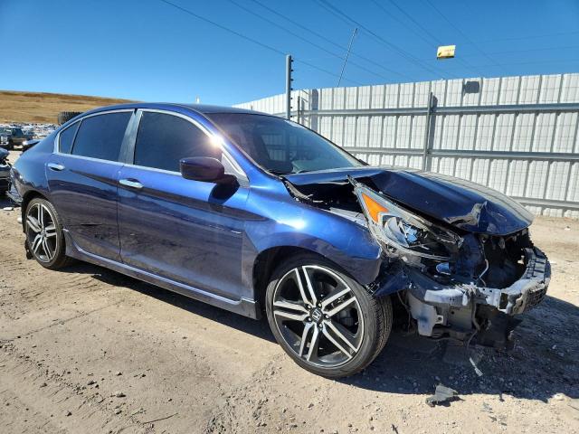1HGCR2F52GA125735 - 2016 HONDA ACCORD SPORT 蓝色 照片 4