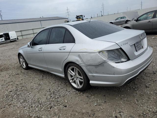 WDDGF8ABXDG139728 - 2013 MERCEDES-BENZ C 300 4MATIC SILVER photo 2