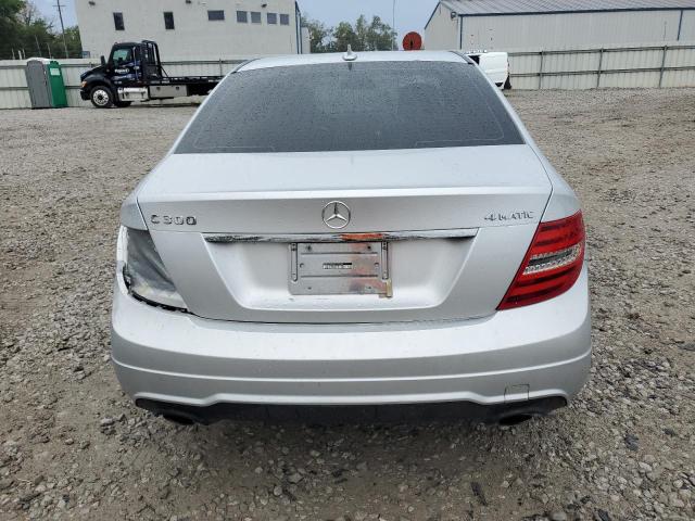 WDDGF8ABXDG139728 - 2013 MERCEDES-BENZ C 300 4MATIC SILVER photo 6