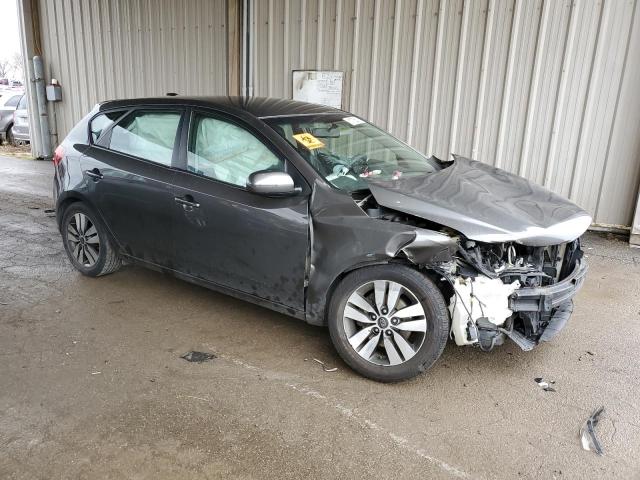 KNAFU5A20D5700800 - 2013 KIA FORTE EX GRAY photo 4