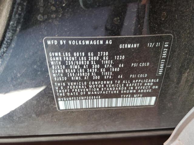 WVGUNPE20MP066546 - 2021 VOLKSWAGEN ID.4 PRO S Qara foto 12