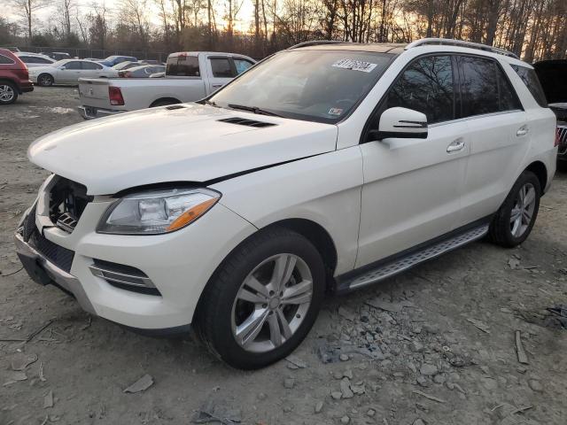 4JGDA5HB1FA445010 - 2015 MERCEDES-BENZ ML 350 4MATIC WHITE photo 1
