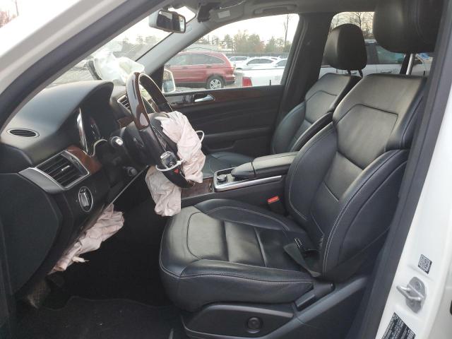 4JGDA5HB1FA445010 - 2015 MERCEDES-BENZ ML 350 4MATIC WHITE photo 7