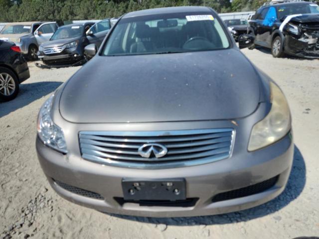 JNKCV61E69M306250 - 2009 INFINITI G37 BASE GRAY photo 5