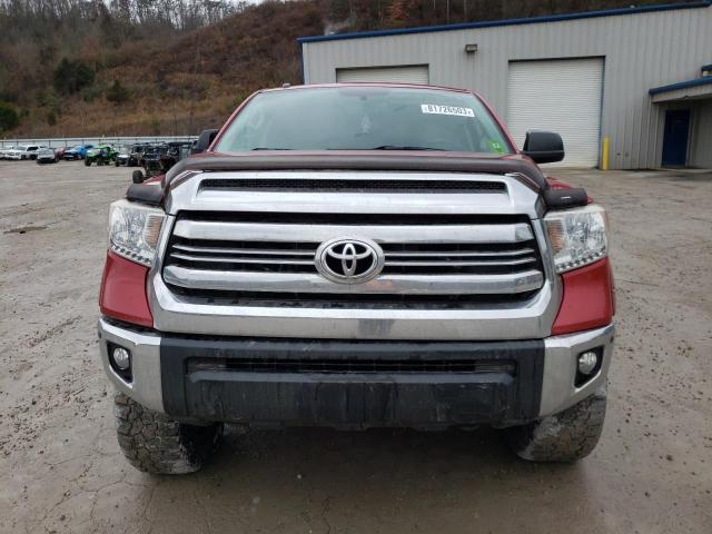 5TFDY5F13GX505667 - 2016 TOYOTA TUNDRA CREWMAX SR5 RED photo 5