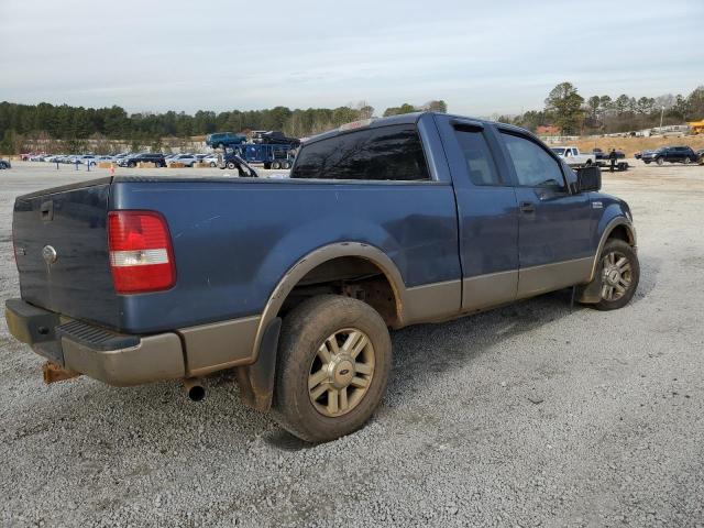 1FTPX12544NB93609 - 2004 FORD F150 BLUE photo 3