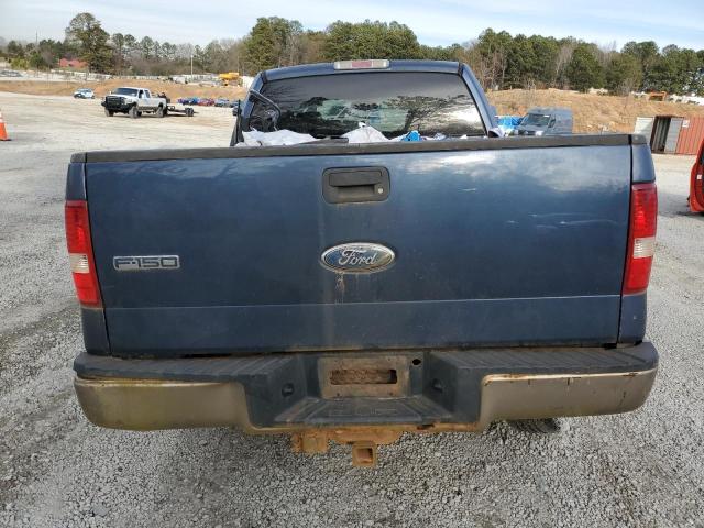 1FTPX12544NB93609 - 2004 FORD F150 BLUE photo 6