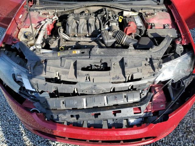 3FAHP0HG8CR410748 - 2012 FORD FUSION SE RED photo 11