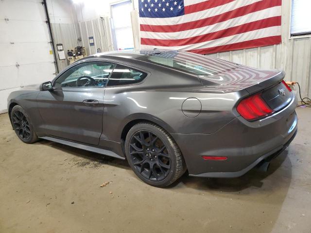 1FA6P8THXJ5107136 - 2018 FORD MUSTANG GRAY photo 2