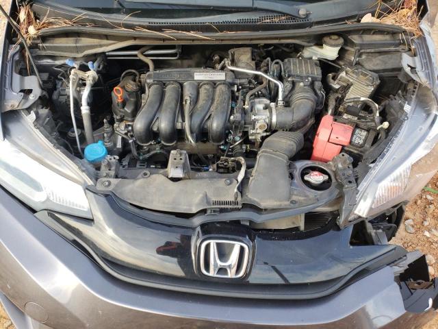 3HGGK5H59FM717266 - 2015 HONDA FIT LX GRAY photo 11