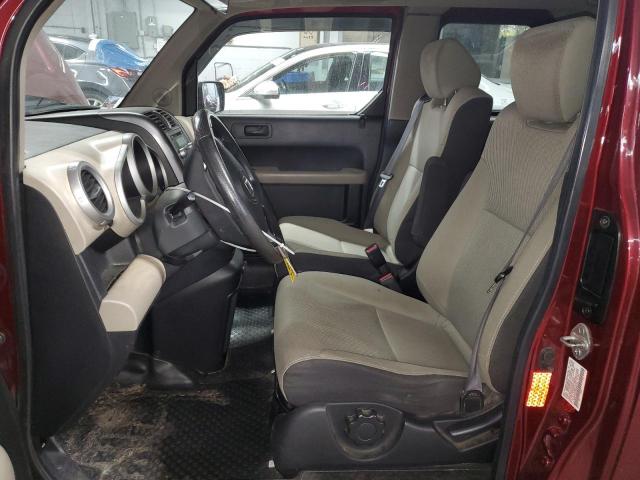 5J6YH28728L002152 - 2008 HONDA ELEMENT EX RED photo 7