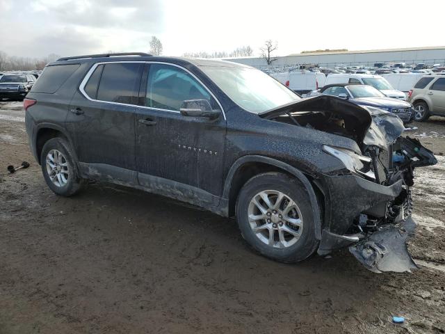 1GNEVGKW8MJ253074 - 2021 CHEVROLET TRAVERSE LT BLACK photo 4