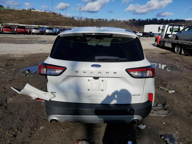 1FMCU9G65NUA08252 - 2022 FORD ESCAPE SE WHITE photo 6