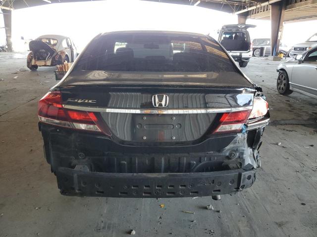 19XFB2F84DE265322 - 2013 HONDA CIVIC EX BLACK photo 6