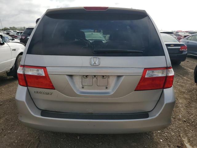 5FNRL386X6B063870 - 2006 HONDA ODYSSEY EXL ვერცხლისფერი ფოტო 6