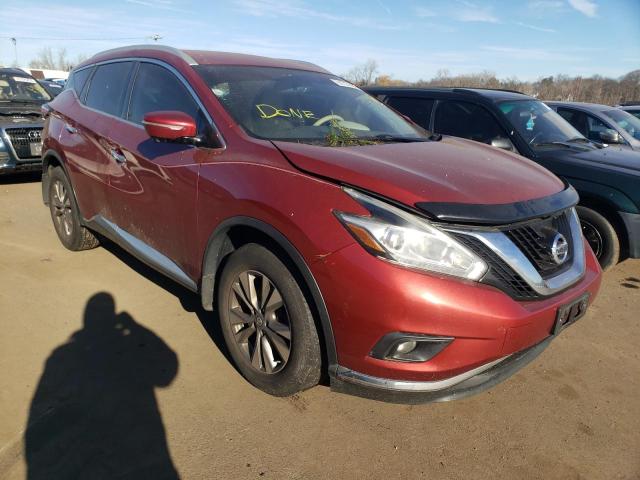 5N1AZ2MH6FN254745 - 2015 NISSAN MURANO S RED photo 4