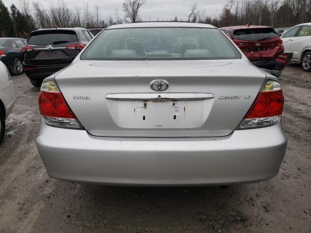 4T1BE30K45U592365 - 2005 TOYOTA CAMRY LE SILVER photo 6