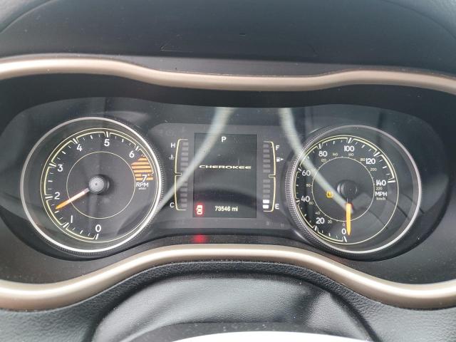 1C4PJMCBXHW588577 - 2017 JEEP CHEROKEE LATITUDE GRAY photo 9