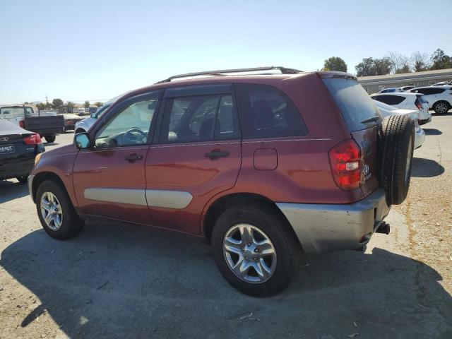 JTEGD20VX40038234 - 2004 TOYOTA RAV4 勃艮第红 照片 2