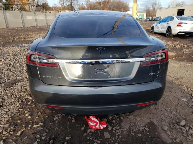 5YJSA1E25FF108744 - 2015 TESLA MODEL S GRAY photo 6