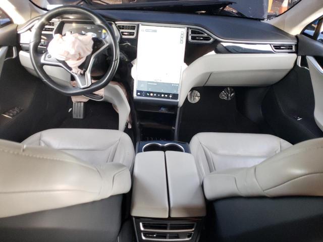 5YJSA1E25FF108744 - 2015 TESLA MODEL S GRAY photo 8