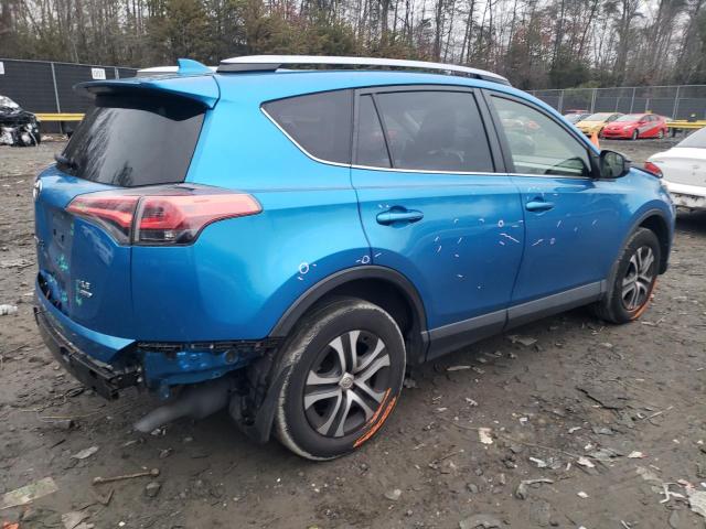 JTMBFREV0JJ189308 - 2018 TOYOTA RAV4 LE BLUE photo 3