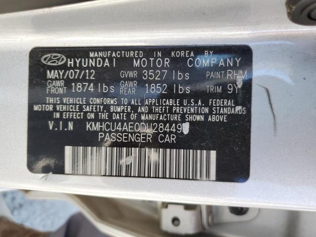 KMHCU4AE0DU284498 - 2013 HYUNDAI ACCENT GLS Gümüş foto 12