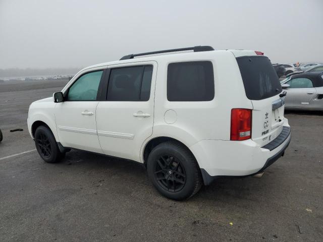 5FNYF4H61BB032686 - 2011 HONDA PILOT EXL WHITE photo 2