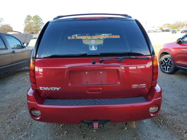 1GKDS13S442151842 - 2004 GMC ENVOY RED photo 6