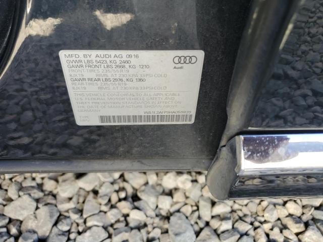 WA1L2AFP9HA059839 - 2017 AUDI Q5 PREMIUM PLUS 黑色 照片 13