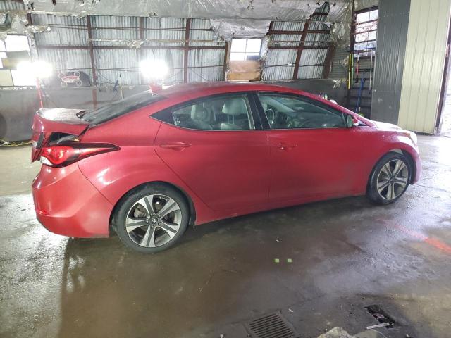 KMHDH4AH9FU251120 - 2015 HYUNDAI ELANTRA SE RED photo 3