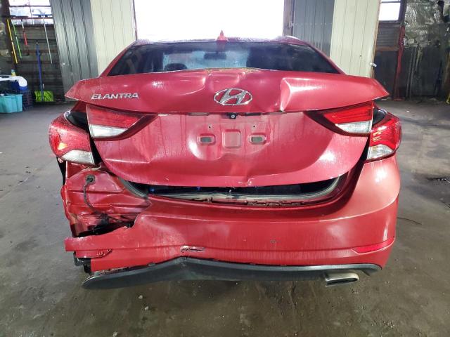 KMHDH4AH9FU251120 - 2015 HYUNDAI ELANTRA SE RED photo 6