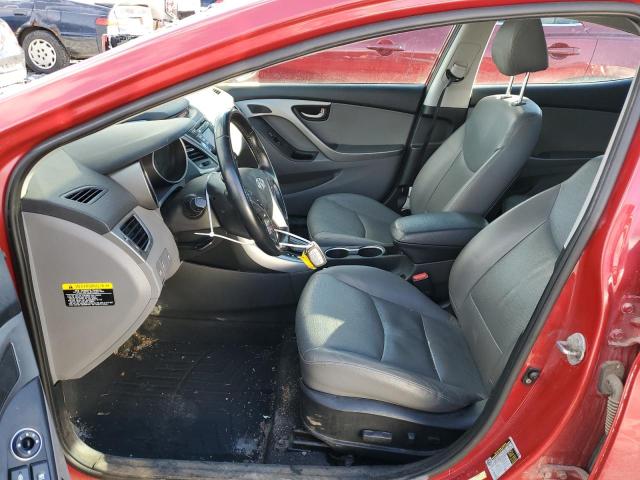 KMHDH4AH9FU251120 - 2015 HYUNDAI ELANTRA SE RED photo 7